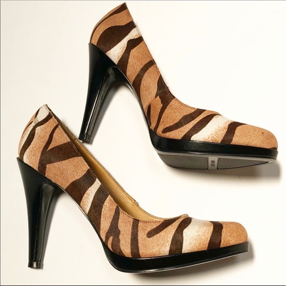 Nine West Tiger Print Pumps - Picture 2 of 9